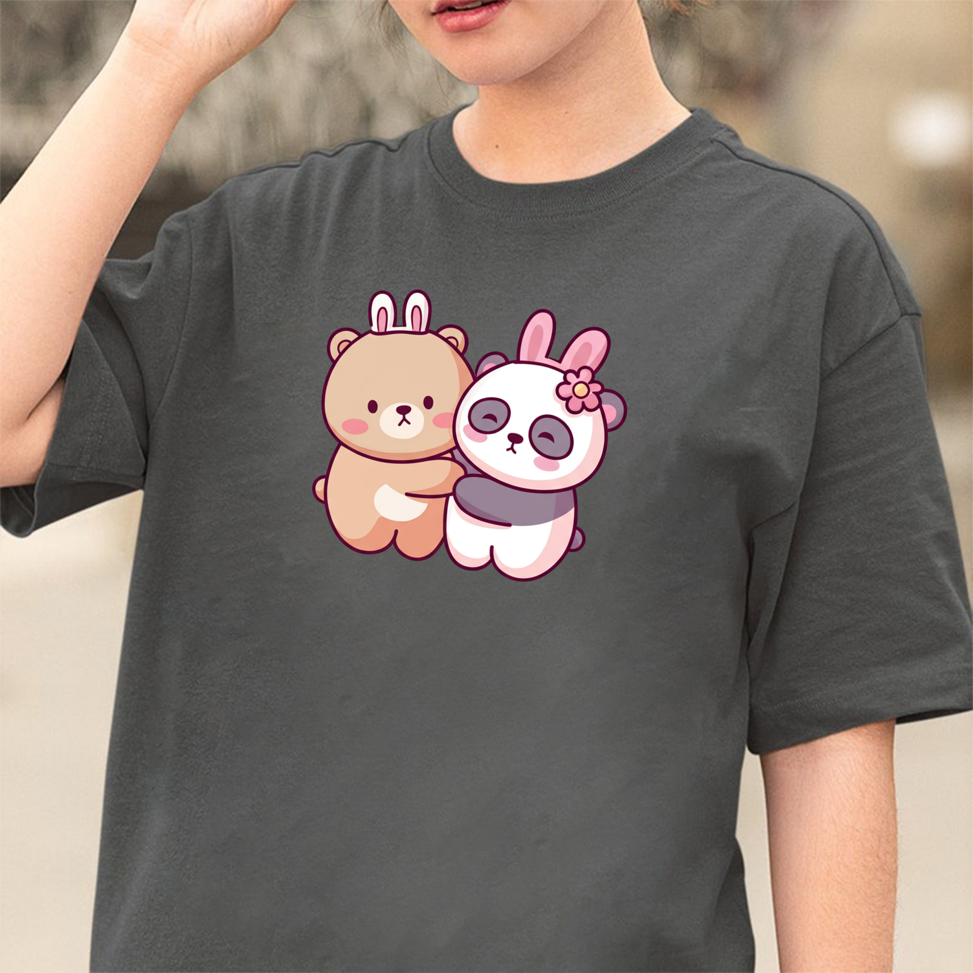 Chill with Panda – Cute T-Shirt for Animal Lovers