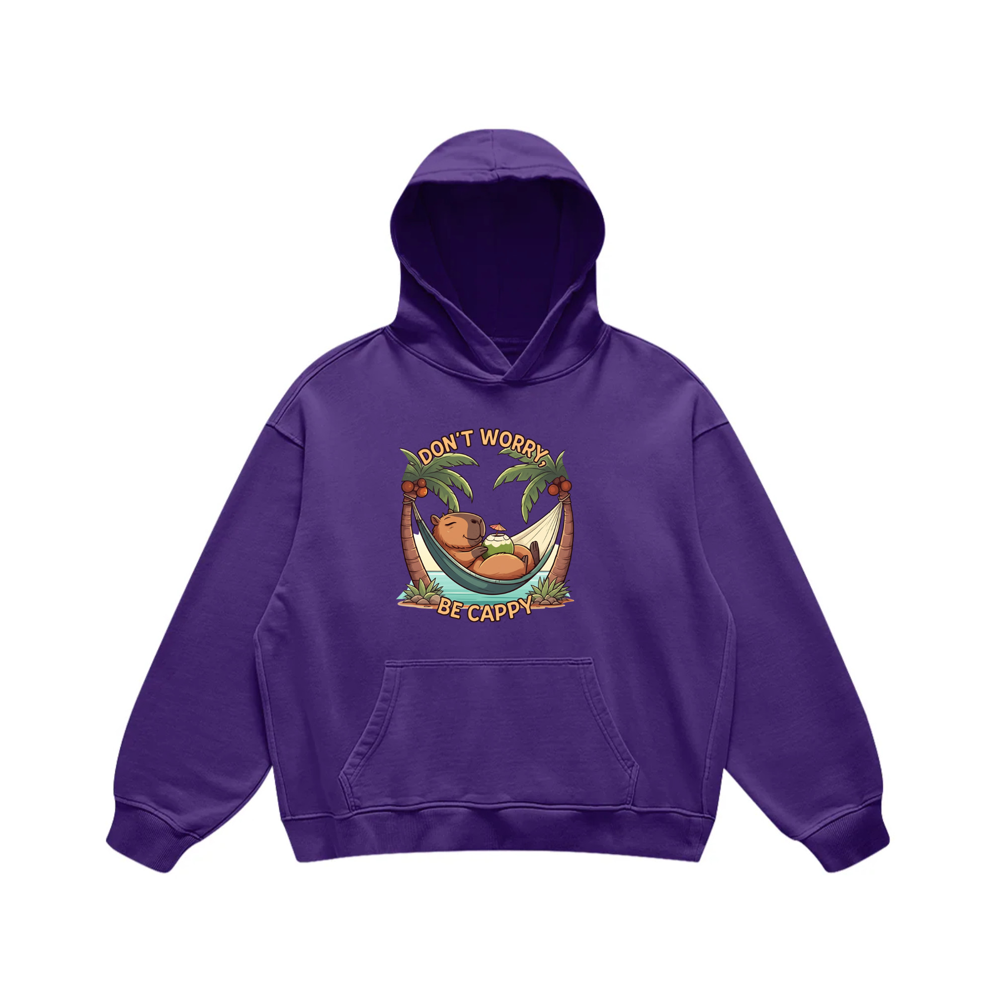 Stay Chill with Capybara – Cozy Hoodie for Animal Lovers